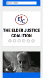 Mobile Screenshot of elderjusticecoalition.com