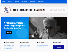 Tablet Screenshot of elderjusticecoalition.com